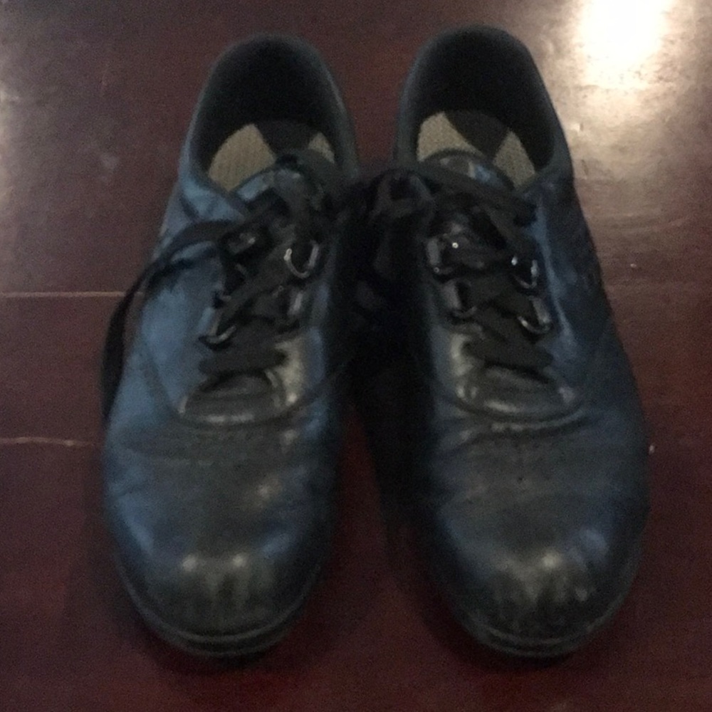 SAS womens black loafers